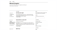 Desktop Screenshot of mihaeladraghici.com